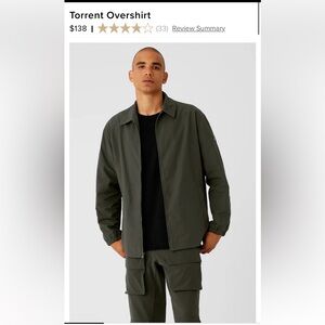 Alo Torrent Overshirt Size Large Brand New with Tags